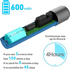 Rechargeable Electronic Whistle Set: 125dB Max Sound,6 Adjustable Volumes,3 Sound Options,600mAh Battery,IPX4 Rated - for Coaches,Sports and Teachers - 3 Pack