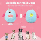 Petbobi Interactive Dog Toys Monster Active Ball for Dogs with Batteries, Self Moving Balls and Plush Cover for Small & Medium Dogs to Chase, Dog Toy Squeaky Crazy Bouncer Ball, Mystic Unicorn Bobby