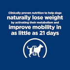 HILL'S PRESCRIPTION DIET Metabolic + Mobility, Weight + j/d Joint Care Chicken Flavor Dry Dog Food, Veterinary Diet, 8.5 lb. Bag