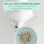 The New Zealand Natural Pet Food Co WOOF Freeze Dried Dog Treats - Beef Green Tripe, High Protein, Treats Small & for Large Dogs, Natural, Topper or Dog Treat, 1.4 oz