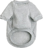 Puppy Sweater for Small Dogs Clothes Warm Winter Cat Clothe Pet Sweatshirt Knitwear Doggie Kitten Clothing, Grey, X-Large