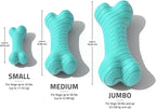 Playology Dog Toys | Dual Layer Bone Durable Chew Toy Bone for Dogs (Value 2-Pack) | Small Peanut Butter Scented Toy - Easy to Clean and Made from Non Toxic Materials