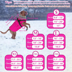Doglay 2 in 1 Dog Coat with Harness Built-in, Waterproof Dog Winter Jacket with Pocket & Poop Bags, Reflective Adjustable Pet Winter Coat for Small, Medium, Large Dogs