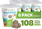 Nutritious All Natural Bulk Dog Treats - Vegan, Fiber-Rich, Human-Grade - All Breeds, Sizes, Ages - Made in New Zealand - Mango, Spinach & Chia - 6pk (108 Dog Treats Bulk)