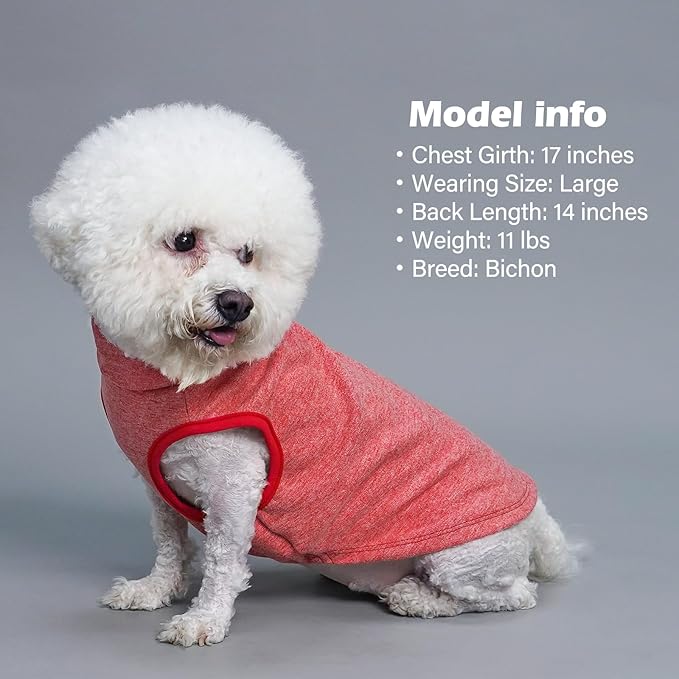 KYEESE 2Pack Dog Sweater Turtleneck Pets Coats Warm Dachshund Clothes Stretchy Pet Sweatshirt Pullover Small Pet Sweaters Soft Dogs Clothes Dog Sweaters for Small Dogs Girl