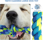 Heavy Duty Dog Rope Toys for Large Breed Aggressive Chewers, 2 Pack Indestructible Teeth Cleaning Tug of War Toy, Tough Chew Rope Tug Toy for Dogs – Interactive Toy