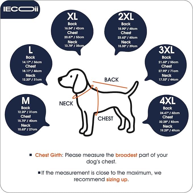 IECOii 2 Pack Dog Fleece Sweater, Warm & Soft, Stretchy & Cozy Large Pets Coats for Boy Girl with Leash Hole, Dogs Sweaters for Outdoor Activities in Fall & Winter (Size XL, Blue & Red)
