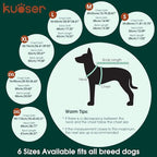 Kuoser Dog Raincoat, Waterproof Dog Jacket with Hood, Reflective Pet Rain Coat for Small Medium Large Dogs, Adjustable Lightweight Puppy Rain Gear for Outdoor Protection & Night Walks