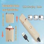 4 in1 Pet Dog Grooming Clippers Cat Nail Clipper&Paw Trimmer Dog Hair Trimmer-Low Noise Rechargeable - Cordless Quiet Pet Grooming Supplies for Dogs Hair Nail Clippers Around Eyes and Ears (Beige)