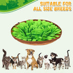 Snuffle Mat for Dogs Cats, Interactive Pet Non Slip Sniff Mat for Slow Eating Cognitive Puzzle Feeder for Enrichment Mental Stimulation Toys Keeping Boredom Away
