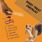 Cowdog Chews Beefhide Roll (7-8 inch) Long Lasting Dog Treat Bone, Great for Dental Health and Aggressive Chewers (80 Count)