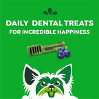 Greenies Teenie Dental Dog Treats, Blueberry Flavor, 12 oz. Pack (43 Treats)