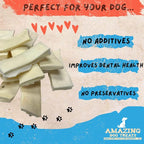 Amazing Dog Treats - Beef Cheek Strips Premium Dog Chew (10 Inch - 5 Pack) - NO Odor - Thick Cut - Rawhide Alternative - Beef Cheek Slice