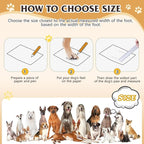 Dog Shoes, FISHOAKY Dog Shoes for Large Dogs, Mesh Breathable Dog Boots & Paw Protectors for Summer Hot Pavement Winter Snowy, 360°Anti Slip 4Pcs Dog Booties with Reflective Khaki (Size 4)