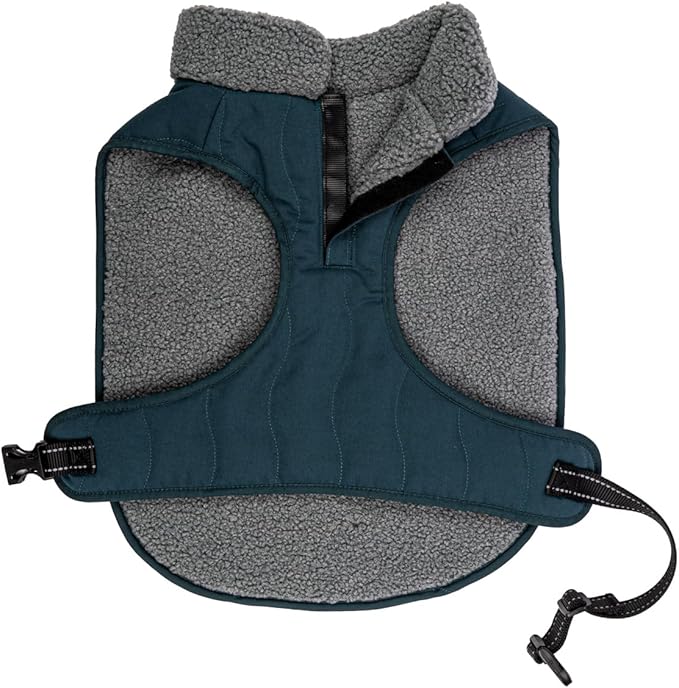 King Buck Quilted Dog Jacket, Deep Teal, M/L, KB-QJKT-DT-M/L-1