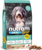 I20 Lamb & Brown Rice Dry Dog Food – Formulated for Skin, Coat, and Stomach | Kibble for Adults & Seniors | with Omega-3 Salmon Oil & Rosemary for Immunity and a Shiny Coat