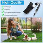 3 Pack Silent Dog Whistle to Stop Barking Neighbors Dog, Ultra-Wide Frequency Ultrasonic Training Whistle for Dogs, Adjustable Professional Recall Dog Training Whistles (Black & White)