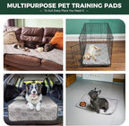 FXW Washable Pee Pads for Dogs, Puppy Pads with Super Absorbent, Specifically Designed for Whelping Box, 36" Round, Khaki, 2 Packs