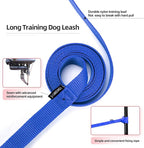 Dog/Puppy Obedience Recall Training Agility Lead - 15ft 20ft 30ft 40ft 50ft Training Leash - Great for Play, Camping, or Backyard - Blue 20ft