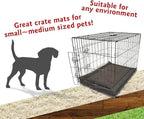 Majestic Pet Orthopedic Memory Foam Dog Crate Mat - Plush Pet Bed Pad for Crates & Kennels | USA Crafted | 30"x21" Villa Storm