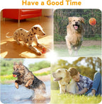 ptlsy Automatic Dog Ball Launcher Interactive Puppy Pet Ball Indoor Thrower Machine for Small and Medium Size Dogs, 3 Balls Included (2 inch) (White2, Remote)