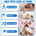 Supet Dog Grooming Hammock, Dog Hanging Harness for Nail Trimming Doorframe, Pet Holder Restraint for Clipping Nails, Pet Hoist Sling for Cutting Nails, Ear & Eye Cleaning, Medicine at Home (L)