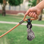 PuppyDoggy Dog Poop Bag Holder for Leash Waste Bag Carrier Dog Poop Bag Dispenser for Walking Running Bicycle Accessory 2 pieces (Blue)