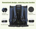 Pecute Pet Carrier Backpack, Dog Carrier Backpack, Expandable with Breathable Mesh for Small Dogs Cats Puppies, Pet Backpack Bag for Hiking Travel Camping Outdoor Hold Pets Up to 17 Lbs