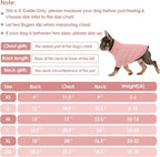 Dog Sweaters for Large Dogs Classic Turtleneck Dog Christmas Sweater Thick Warm Pullover Female Puppy Pet Stretch Knitwear Fall Winter Clothes with Leash Hole(Pink, XL)