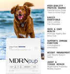 MDRNpup® Unique Dog Treats, Human Grade and All-Natural, Only Three Ingredients, High Protein - Amino Acids, Nothing Artificial, Soft Baked in The USA (13.2 Ounce, Whey Isolate Protein)
