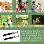 Dog Whistle - Stop Barking Neighbors Dog, Ultra-Wide Frequency Ultrasonic Silent Dog Whistle for Dog, 2 Pack Professional Recall Dog Training Whistles
