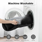 INVENHO Medium Dog Bed Rectangle Washable Orthopedic Soft Calming Sleeping Pet Cuddler with Anti-Slip Bottom