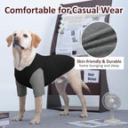 IKUPUKO 2 Pack Dog T-Shirts for Extra Large Dogs Soft Breathable Cotton Shirt Shedding Control Clothes for Great Dane, Summer Hot Weather Walking, Seaside, Park Play, XXXXXL