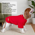 KYEESE 3Pack Dog Sweater Soft Pets Sweaters Lightweight Pet Coat Comfy Dog Sweaters for Large Dogs Dogs Sweatshirt with Sleeves Stretchy Pet Fleece Sweater Pullover Pets Clothes for Cold Weather