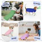 Dog Sweaters for Small Medium Large Dogs Girl, Soft Warm Turtleneck Pup Dogs Shirt, Double Knitting Collar for Outdoor Playing, Warm Dog Clothes (XL,Royal Blue)