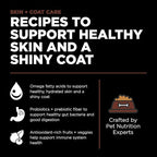 Go! Solutions Skin + Coat Care, Dry Dog Food, Large Breed Puppy Salmon Recipe with Grains, 12 lb Bag