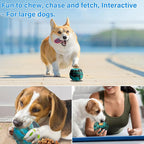 Yipetor Frozen Treat Dispensing Dog Toy - Large Chew Toy, Freezable Fillable Rubber, Reduces Anxiety, Easy to Clean, Interactive Puzzle (Small)