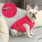 2 Layers Fleece Lined Warm Dog Jacket for Winter Cold Weather,Soft Windproof Large Dog Coat,Pink XXL