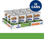 Hill's Prescription Diet Metabolic Weight Management Chicken Flavor Wet Dog Food, Veterinary Diet, 13 oz. Cans, 12-Pack