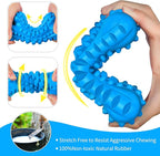 LEGEND SANDY Dog Toys for Aggressive Chewers Large Breed, Durable Dog Bones Squeaky Chew Toy, Nearly Indestructible Dog Toys for Large, Tough Natural Rubber Puppy Chew for Medium Teeth Cleaning