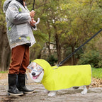 Dog Raincoat Hooded Slicker Poncho - Reflective Lightweight Pet Rain Jacket Coat,Dog Waterproof Raincoat with Adjustable Belly Strap for Small,Medium, Large Dogs (Green, Small)