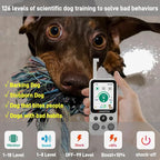 Shock Collar for Dogs [CRS01] 126 Training Levels, 4 Powerful Modes with 2.8-inch LCD high-Definition display100% Safe Training Collar for Large Medium Small Dogs IPX7 Waterproof E Collar