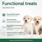 Nature's Protection Training Puppy Treats - Healthy, Grain Free Dog Treats for Small, Medium & Large Breed Dogs with Light Fur (Superior Care - Salmon, 5.29 oz)