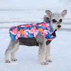 CuteBone Winter Jacket - Waterproof, Windproof, Reversible Dog Coat with Leash Hole, Soft Cold Weather Coat for Small to Large Dogs