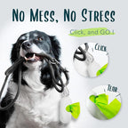 Compostable Dog Poop Bag Rolls, Doggie Poop Bags Refills, Eco-Friendly Pet Waste Bags, Vegetable-Based Unscented, Extra Thick, Leak Proof, Size 9 x 13 Inches, 360 count