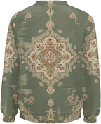 Womens Long Sleeve Tops Y2k Japanese Art Print Sweatshirts Fall Pullover for Women Crewneck Vintage Shirts Boho Tops