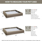 WNPETHOME XXL Extra Large Dog Bed, Washable Dog Couch with Removable Waterproof Cover, Orthopedic Large Pet Sofa Bed with Bolster Sides for Sleeping