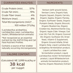Primal Freeze Dried Raw Dog Food Nuggets, Venison, Complete & Balanced Meal, Also Use as Topper or Treat, Premium, Healthy, Grain Free, High Protein Raw Dog Food, 14 oz
