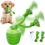 Interactive Dog Toys, [2025 Newly Upgraded] Interactive Dog Ball for Small Dogs, Automatic Moving Dogs Toy Wicked Ball for Boredom & Training, Play Music, USB Rechargeable(Green)