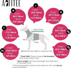 AOFITEE Large Dog Coat, Waterproof Dog Jacket Winter with Harness Built in, Warm Fleece Pet Puffer Jacket with Zipper, Cold Weather Coats for Dogs, Reflective Pet Snowsuit, Great Dane, Pink XXXL